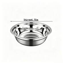 Set Mangkuk Sup Stainless Steel Berbagai Ukuran, Dalam & Tebal, Desain Tepi Bulat yang Nyaman Disentuh, Tahan Panas & Dingin untuk Mengukus dan Memasak, Cocok untuk Sup, Nasi, Bumbu, Buah Segar dan Salad, Mangkuk Sajian untuk Natal, Thanksgiving, Halloween, Paskah, dan Acara Keluarga, Dapat Ditumpuk untuk Menghemat Ruang Lemari, Permukaan Mangkuk Halus Mudah Dibersihkan dan Tahan Noda - View 11