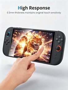 4 عبوات واقي شاشة زجاجي مقسى ل- Switch 2 موديل 2025، واقي شاشة شفاف عالي الوضوح مضاد للخدش، إكسسوارات متوافقة مع Switch 2، [7.9 بوصة] - مشاهدة 6