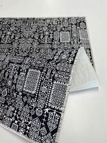 Washable Modern Minimalist Patterned Area Rug – Scandinavian Geometric Design, Contemporary Washable Carpet For Living Room, Bedroom & Home Decor - Coffee Brown - View 8