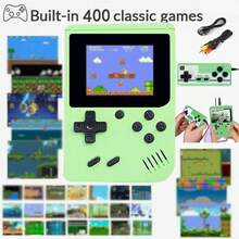 1 pieza Consola de juegos portátil retro Macaron Mini 400-en-1 con pantalla grande, 400+ juegos clásicos, conexión a TV y varios colores disponibles - Multicolor - Ver 27