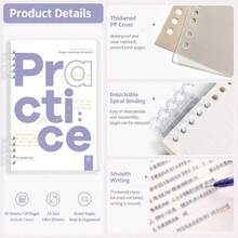 A5 Detachable Loose-Leaf Notebook, Blank Inner Pages For Sketching, Drawing, Journaling, Premium Soft-Touch Cover, Student Stationery Back To School Gift, Office Supplies - A5 - View 2