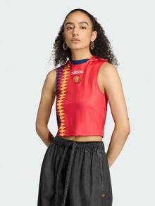 Adidas Originals Women's SPAIN BB JSY Sports Casual Tank Top KE2290 - Redwood - View 1