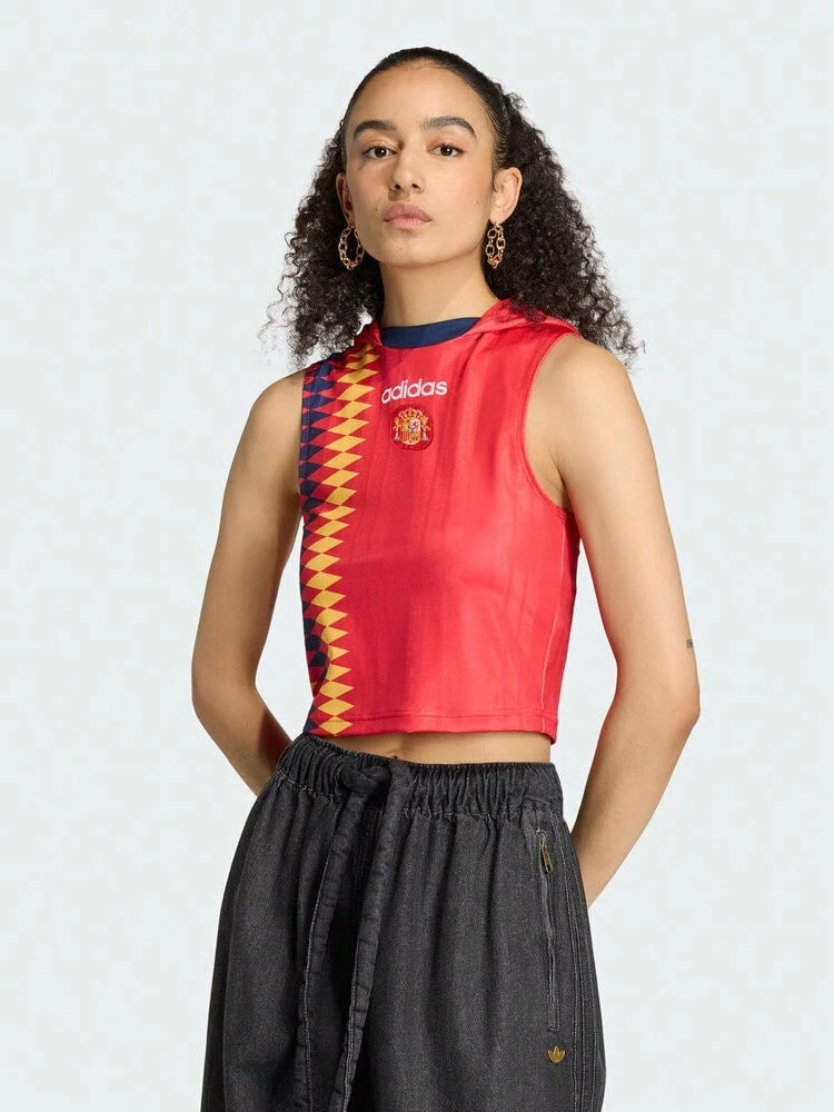Adidas Originals Women's SPAIN BB JSY Sports Casual Tank Top KE2290 - Redwood - View 1