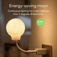 1PC LED Voice Control Night Light, Sound Activated Atmosphere Lamp, USB Powered, 3 Dimmable Levels, 3 Color Switching, Eye-Protection, 360° Rotation, Suitable For Night Wake-Up, Bedroom, Living Room, Office, Study Or Reading - Voice-controlled Night Light - View 9