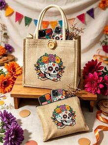 Pin Enamel Kucing Tengkorak Hari Orang Mati Meksiko, Lencana Kucing Tengkorak, Cocok Sebagai Aksesori Fashion dan Hadiah untuk Hari Orang Mati - MultiWarna - View 3