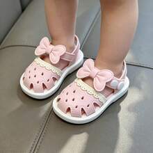 Vicvait Children's Pearl Heart Sandals, Korean Style Fashion Soft Bottom Sandals For Girls - Pink - View 4