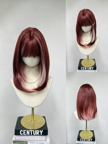 Wig Bob Jepit Telinga Hijau, Gaya Wanita, 18 Inci, Desain Lucu, Serat Sintetis Tahan Panas, Cocok untuk Pemakaian Sehari-hari, Cosplay dan Pesta, Semua Musim - Penawaran Terbatas Festival Musik - MultiWarna - View 12