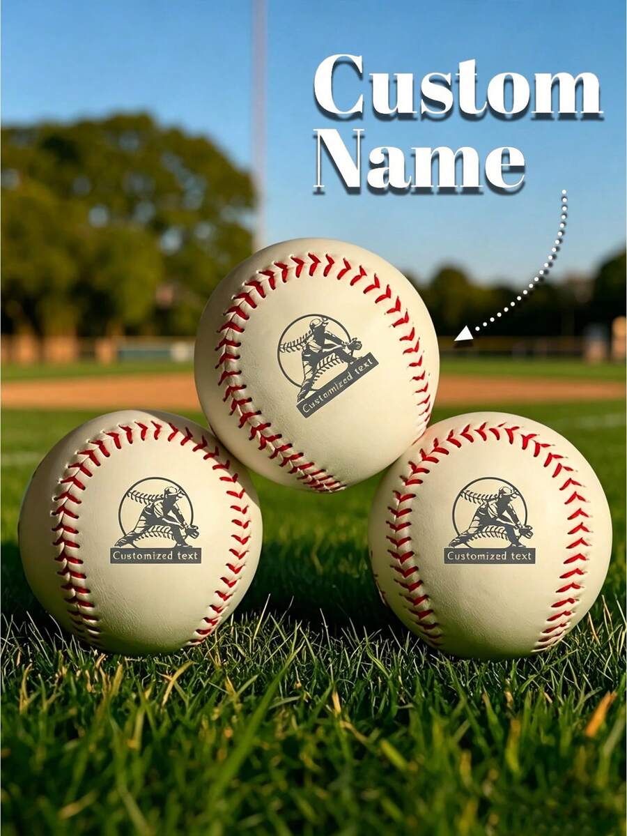 Personalized Baseball, Customized Baseball, Team Ball, League Ball, Baseball Gift, Baseball Season Gift Idea, Souvenir, Engraved Baseball, Personalized Gift From Son To Father, Team/League Ball, Perfect Christmas Gift - Multicolor - View 1