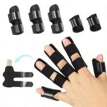 5 Finger Protectors - 3 For Middle, Ring, Index Fingers, 2 For Thumb And Pinky - Multicolor - View 2