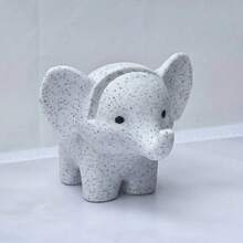 3D Printed Elephant Glasses Holder | Nap Companion, Marble Pattern Animal Glasses Storage Rack | Cute Home Office Desktop Organizer, Fun Glasses Display Stand, Creative Christmas And Birthday Gift, Suitable For Men And Women Colleagues - Multicolor - View 7