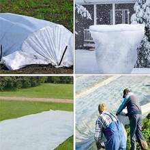 1PC 53.8-297SQ.FT Plant Covers Freeze Protection, Reusable Frost Blanket For Winter, Breathable Garden Cover For Cold Weather, Snow & Frost Protection For Outdoor Plants - Windproof Fabric - View 6