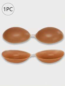 1 Pair Women Self-Adhesive Silicone Bra, Invisible Push-Up Backless Nipple Covers, A/B/C/D Cups For Dresses & Weddings - Multicolor - View 11