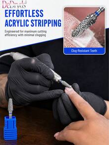 DeDryDS 1pc Stainless Steel Nail Drill Bit, Cutting Milling Grinding Head Accessory For Electric Nail Machine, Foot Care Tool - Multicolor - View 5
