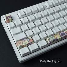 Creative PBT Dye-Sublimation Non-Backlit Decorative Keycap Set, Replacement Keycaps Spacebar Enter ESC Shift Arrow Keys, Suitable For MX Switch Mechanical Gaming Keyboards - View 3