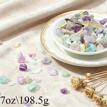 Natural Colorful Fluorite Gravel, Suitable For Aquarium, Fish Tank, Bonsai - Multicolor - View 7