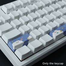 Creative PBT Dye-Sublimation Non-Backlit Decorative Keycap Set, Replacement Keycaps Spacebar Enter ESC Shift Arrow Keys, Suitable For MX Switch Mechanical Gaming Keyboards - View 9