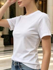 Women T-Shirts - White - View 3
