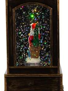 Tren Lampara Faro Navideño Con luz Musica Tormenta De Nieve - 1PC - Ver 4