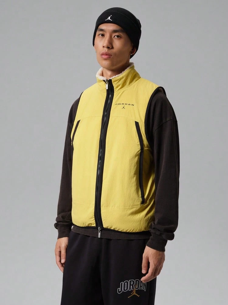 Jordan Flight Mountainside Men's Reversible Fleece Vest IM9895-272 - Beige - View 1