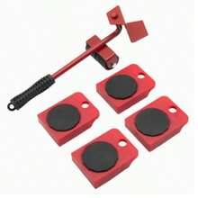 1 Set Furniture Moving Slider Kit, Heavy Duty Furniture Lifter With 4 Caster Pads, 360° Rotating Mover, Suitable For Sofa, Cabinet, Refrigerator And Various Home Appliances, Floor Protection, Easy To Operate By One Person - A - View 11