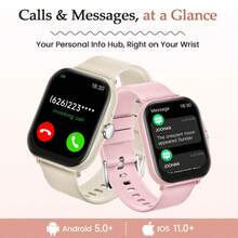SIMSONLAB Unisex Smart Watch, Women's High-Definition Screen Smart Watch, 1.83-Inch HD Screen, Fully Laminated Touchscreen, Sports Smart Watch, Supports Multiple Languages, Features Wireless Charging, Music Player, Call Function And Message Notification, Suitable For School, Sports, Parties And Other Occasions - Multicolor - View 7