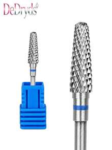 DeDryDS 1pc Stainless Steel Nail Drill Bit, Cutting Milling Grinding Head Accessory For Electric Nail Machine, Foot Care Tool - Multicolor - View 2