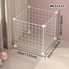 Small Pet Fence Dog Isolation Net Modular Small And Medium Dog Cage Indoor Home Use Rabbit Fence Balcony Cat Guardrail - Multicolor - View 9
