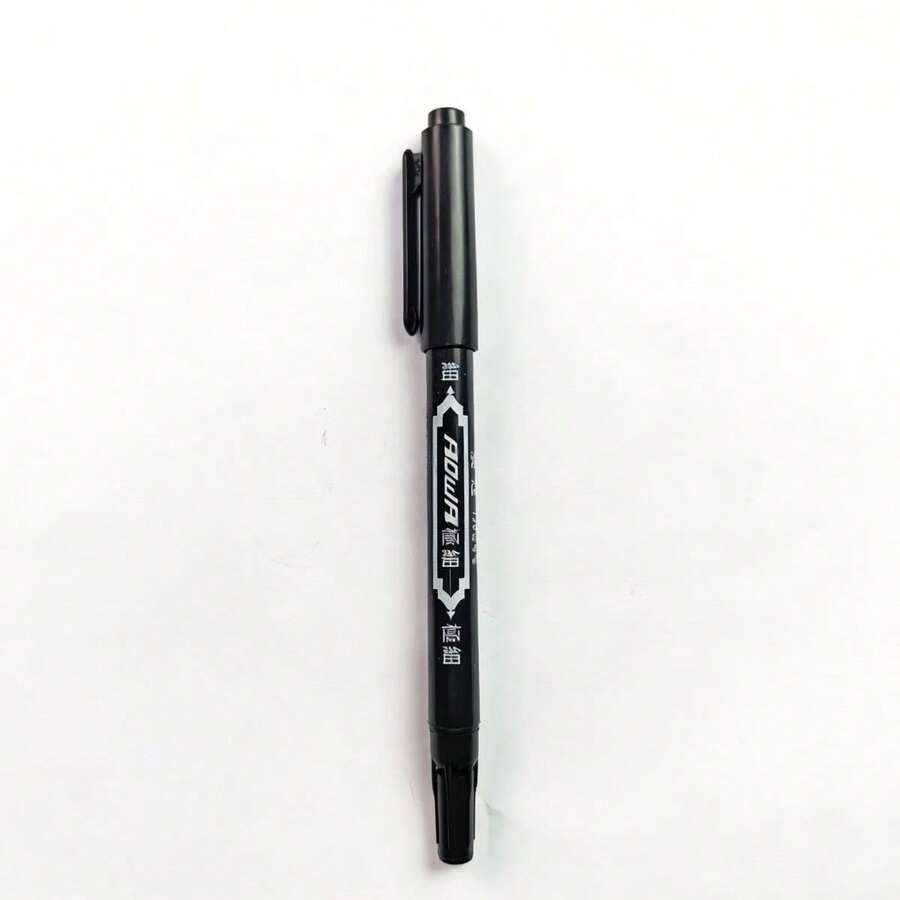 5pcs Dual-Tip Markers, Fine And Broad Tips, Creative Art Supplies, Fine Tip For Detail Work, Broad Tip For Outlining, Quick-Drying Ink Suitable For Painting / Calligraphy / Anime And More, Ideal For Artists, Students And Office Use - Sets - View 1