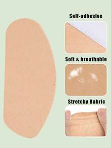 2/12pcs Thigh Anti-Chafing Patches, Invisible Thigh Anti-Chafing Tape, Unisex, Waist Patches, Personalized Gift For Preventing Thigh Chafing In Winter - Thin style - View 7