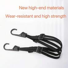 Helmet Strap Motorcycle Elastic Rope Helmet Binding Strap Tie Rope Luggage Fixing Net Electric Scooter Rear Seat Binding Strap - A - View 4