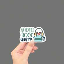 Audiobook Worm StickerCar Sticker-Resistant Sticker Nat Auto Metorcycle SUV Windows Water Cup Tool Cup Laptop General Vtiyl Sticker, Fun Ster, Etc - Light Film - View 11