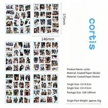 Hasbro 100pcs Cortis Star Stickers KPOP Korean Idol Group DIY Planner Stickers Skateboard Decoration Waterproof Decals - Style Random - View 3