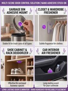 jakehoe Garbage Deodorizer, Long-Lasting Osmanthus Scent Air Purifier. Suitable For Kitchen Sinks, Trash Cans And Drain Pipes. Long-Lasting Fresh Odor Neutralizer, Suitable For Daily Garbage Disposal - Multicolor - View 5