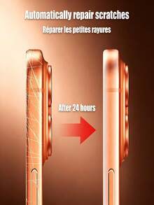 6片全覆蓋背部水凝膠膜，相容 iPhone 18 Pro/18 Pro Max/17/17 Pro Max/17 Pro/Air/16/15/Plus/14/Pro Max/13/12 Pro Max，透明螢幕保護膜，相容 iPhone 18 Pro Max 貼紙 - 6 Pieces - 查看 3