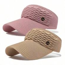 2 Packs Unisex Lightweight Design, Upgraded Version, M Logo, Suitable For Outdoor Sports And Cycling, Comfortable And Breathable Women's Sun Hat - B - View 1
