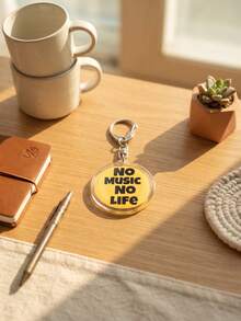 1pc/6pcs Funny Icons Acrylic Keychains, Cat And Anime Character Round Pattern Pendant, Backpack And Car Key Accessory, Meme And Music Lover Gift, Back To School, Gift For Meme Lovers, Gift For Friends, Exquisite Collection, All Season - Multicolor - View 10