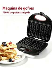 Make Golden, Crispy Waffles In Minutes. Compact Design, Easy To Use And Clean, Perfect For Homemade Breakfasts. - US A Type Plug(110-127V) - View 4