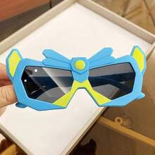 4pcs Creative Cartoon Mecha Style Costume Glasses - Robot Design, Cool & Fashionable, Suitable For Party, Gathering, Holiday Costume Props - Multicolor - View 7