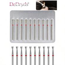 DeDryDS 10件組鑽石砂清洗溢流俄式前處理美甲拋光頭，死皮去除美甲鑽頭，硬合金角質層去除鑽頭，適用於美甲、足部護理、居家沙龍 - 彩色 - 查看 8