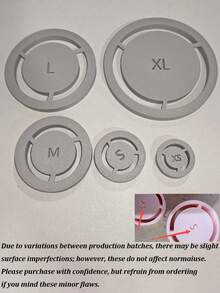 5pcs Pottery Foot Ring Tool Set, Pottery Foot Mold Tool, Pottery Foot Ring Tool - Pottery Foot Mold, Clay Base Leveler, Used For Ceramics, Even Foot Pressure, Suitable For Pottery Bowls, Cups And Wheel Projects - Multicolor - View 15
