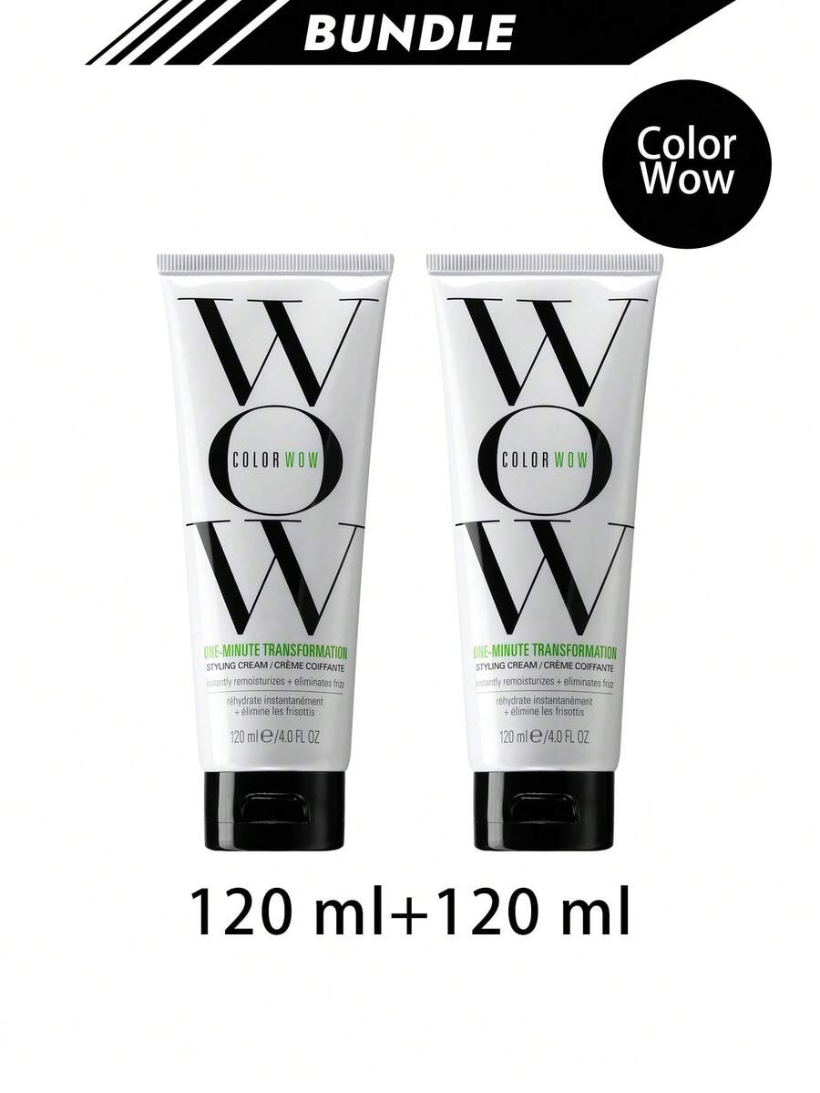 Color Wow [Bundle] One-Minute Transformation Styling Cream 120 Ml X 2 - The Hidden - View 1
