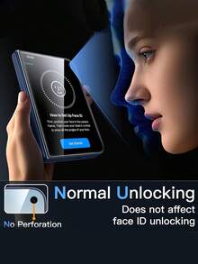 3 Packs [2026 New] 9H Tempered Glass Privacy Screen Protector Compatible With Iphone Duo, Anti-Spy, HD Clear, Anti-Fingerprint, Scratch Resistant, Shatterproof, Bubble Free, Easy Install, Case Friendly, Birthday Gift For Friends & Family - Black - View 5