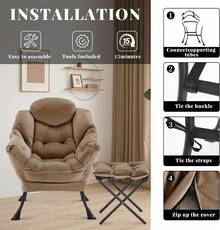 Chaise Lounges - Brown - View 3