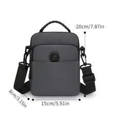 1pc New Men's Casual Crossbody Bag, Multifunctional Shoulder Bag, Coin Purse, Daily Commute Minimalist Backpack, Portable Crossbody Bag - Multicolor - View 13