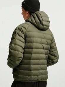 Nike Men's AS M NK WR LTWT FL MCRO CHNL J Down Jacket Thin Down Jacket - Short JA0742-222 - Army Green - View 3