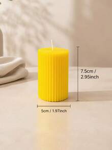 1pc Yellow Gear Shaped Smokeless Soy Wax Decorative Candle, Home Decor, Wedding Party Banquet Tabletop Ornament, Create Romantic Atmosphere, Gift For Women - A - View 10