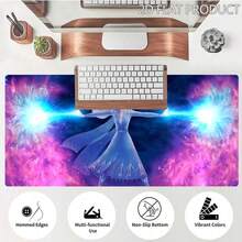 Disney Frozen Large Extended Mouse Pad Featuring Winter Castle Scene And Character Graphic Print, Full Desk Coverage Mat For Keyboard And Mouse Area, Smooth Fabric Top With Rounded Edges, Secure Rubber Base Design - View 5