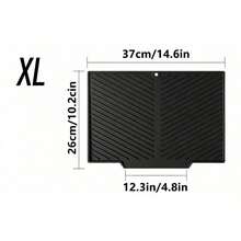 1pc Foldable Silicone Dish Drying Mat, Kitchen Sink Countertop Protector, Heat-Resistant, Shock-Absorbing, Noise-Reducing, Soft Roll-Up Design, Space-Saving Storage, Multi-Purpose Kitchen Accessory For Tableware And Fruit/Vegetable Draining, Heat-Resistant And Non-Deforming, Easy To Clean, Suitable For Home Kitchen, Restaurant Bar, Dorm Kitchen - Multicolor - View 12