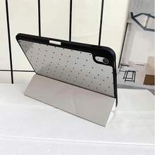 波點天使手寫風黑色蕾絲平板保護殼，附筆槽，相容 iPad 10th Gen/Air 13(M3 2025)/Air 11(M3 2025)/11(A16 2025)/相容 Galaxy S9/S7/S10+/相容 Galaxy Tab S6 Lite 10.4 吋/相容 MatePad - 彩色 - 查看 4