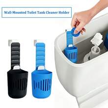 Adjustable Silicone Toilet Tank Cleaning Bracket, Tank Replacement Part, Hanging Silicone Toilet Cleaning Box With Hook, Collects Toilet Residue, Prevents Clogging, Extends Toilet Cleaning Time, With Adjustable Strap - A - View 4